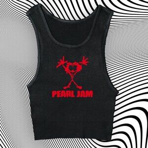 Pearl Jam Unisex Cropped Tank